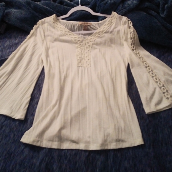 Carolyn Taylor, white, blouse, size small - Picture 3 of 3